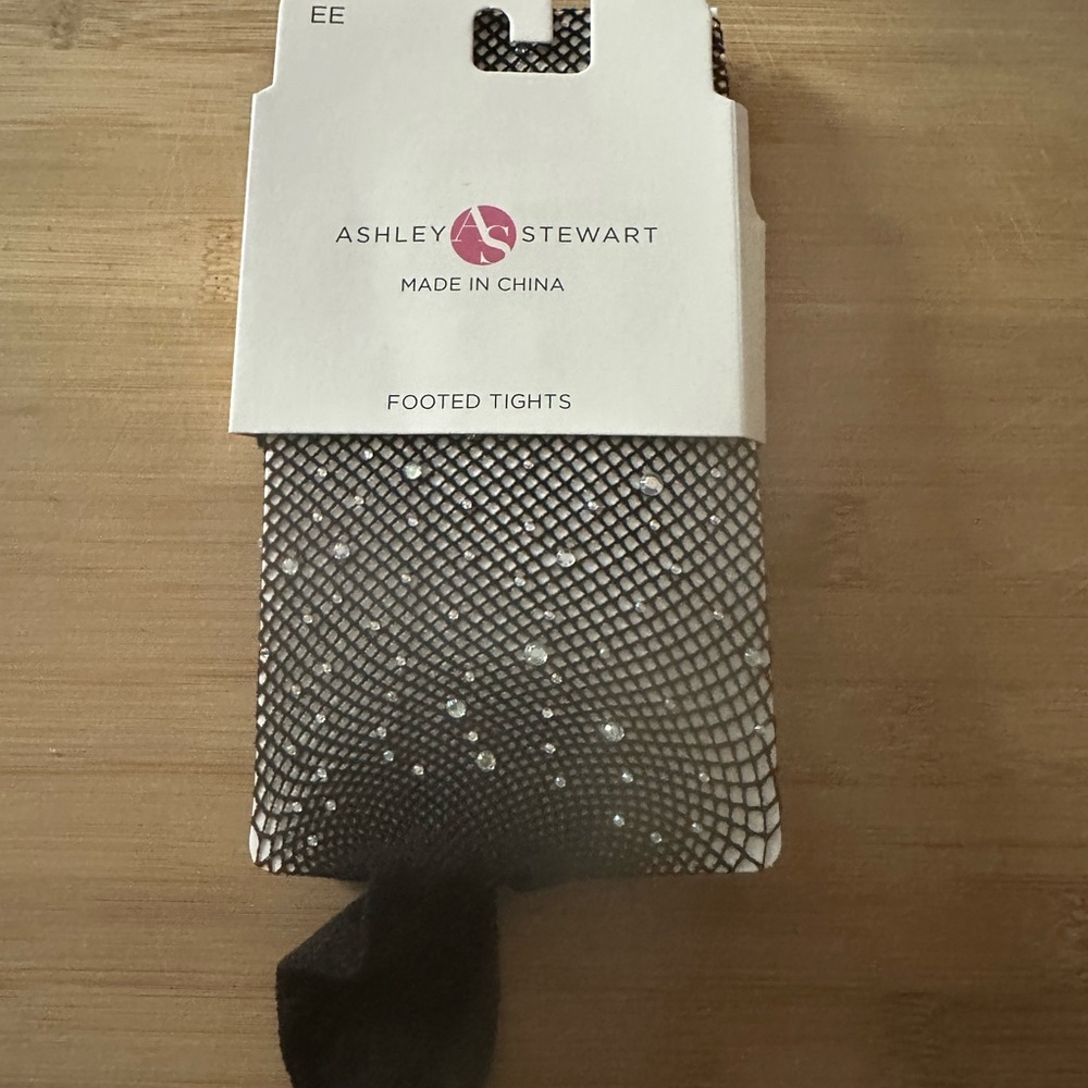Ashley Stewart Black and White Patterned Tights - 5 pair